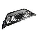 2009-2012 Audi A4/S4 B8 Grill Replacement RS4 Style Honeycomb Sport Mesh Hex Grille Black Generic
