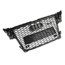 2009-2012 Audi A4/S4 B8 Grill Replacement RS4 Style Honeycomb Sport Mesh Hex Grille Black Generic