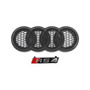 2009-2012 Audi A4/S4 B8 Grill Replacement RS4 Style Honeycomb Sport Mesh Hex Grille Black Generic