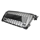 2009-2012 Audi A4/S4 B8 Grill Replacement RS4 Style Honeycomb Sport Mesh Hex Grille Black Generic