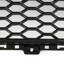 RS4 Style Mesh Front Bumper Grille Grill Fit Audi A4 S4 2013-2016 Gloss Black