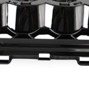 RS4 Style Mesh Front Bumper Grille Grill Fit Audi A4 S4 2013-2016 Gloss Black