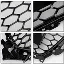 2013-2016 Audi A4 S4 RS4 Style Mesh Front Bumper Grille Grill Gloss Black