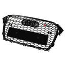 2013-2016 Audi A4 S4 RS4 Style Mesh Front Bumper Grille Grill Gloss Black