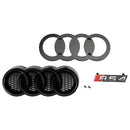 2013-2016 Audi A4 S4 RS4 Style Mesh Front Bumper Grille Grill Gloss Black Generic