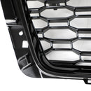2017-2019 Audi A4/S4 B9 Black RS4 Style Honeycomb Mesh Hex Grille Grill Generic