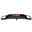 2001 2002 2003 2004 Toyota Tacoma TRD PRO Honeycomb Front Bumper Replacement Grill Grille With Amber Lights + Toyota Letter