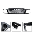 Toyota Tacoma 2001-2004 TRD PRO Honeycomb Front Bumper Grill Grille W/Light