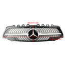 Benz A-Class W177 2019-2023 Black Diamond Front Bumper Grill Grille