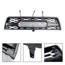 1996-2000 Toyota 4Runner Matte Black Front Bumper Grill Grille With LED & Letter