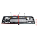 1996-2000 Toyota 4Runner Matte Black Front Bumper Grill Grille With LED & Letter