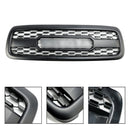 2001-2004 Toyota Sequoia Matte Black Front Bumper Grill Grille W/Lights