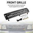 1997-2000 Toyota Tacoma TRD PRO Honeycomb Front Bumper Grill Grille With LED light