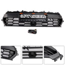 Black Front Bumper Grille Grill Fit Toyota Tacoma 2024+ With Led & Light Bar