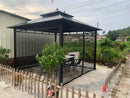 Outdoor Tent Anti-Mosquito Net Four-Corner Garden Courtyard Gazebo Net Cloth