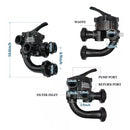 SP0710XR50 Multiport Control Valve For Hayward Pro-Series Vari-Flo