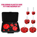 04529 For PPRK6 Plastic Pipe Fitting Reamer 6 Piece Kit For1/2" Drills