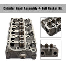Complete Cylinder Head With Valve Spring & Gasket Kit For Kubota D902 RTV900