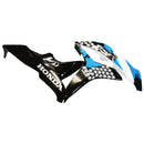 Fairings 2007-2008 Honda CBR 600 RR Black White Blue Coin RR  Generic