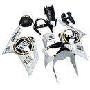 Fairings 2003-2004 Kawasaki ZX6R 636 White Black Lucky Strike Racing Generic