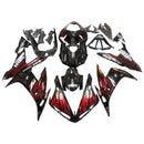 Fairings 2004-2006 Yamaha YZF-R1 Black & Red Flame R1  Generic