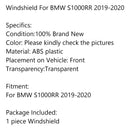 Windshield WindScreen for BMW S1000RR 2019-2022 Smoke Generic