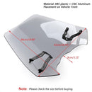 Windscreen Windshield Screen w/Bracket For 2015-2024 Kawasaki Vulcan S EN 650 Generic