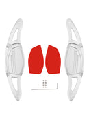 Steering Wheel Paddle Shifter Extension For Audi RS5 RS3 TT RS Aluminium Silver