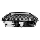 2013-2016 Audi A3 S3 Black RS3 Style Front Hood Henycomb Bumper Grille Grill