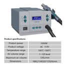 AC110V Hot Air Rework Station Soldering Heat Gun Digital Display Station 1000W