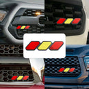 All Year Models Toyota Tacoma TRD Tundra RAV4 Tri-Color Grille Badge Emblem Car Accessories