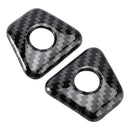 Carbon Fiber Inner Door Bolt Lock Down Frame Trim For BMW 5 Series G30 18-22
