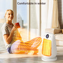 Space Heater with Adjustable Thermostat 1500W PTC Ceramics Desktop Heater touch screen with remote control