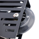 Rolling Library Sliding Ladder Hardware Kit with Brake 3.3FT Round Tube