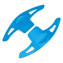 Steering Wheel Paddle Shifter Extension For Ford Explorer 13-19 Aluminium Blue