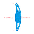 Steering Wheel Paddle Shifter Extension For Audi RS5 RS3 R8 TT RS Aluminium Blue