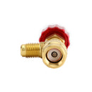 Refrigeration Charging Valve Adapter 1/4" SAE Male to 5/16" SAE Famale