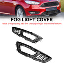Ford Focus 2015-2017 Pair Front Bumper Fog Light Lamp Cover Bezel Grill