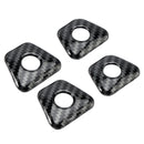 Carbon Fiber Inner Door Bolt Lock Down Frame Trim For BMW 5 Series G30 18-22