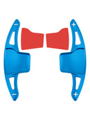 Steering Wheel Paddle Shifter Extension For Ford Explorer 13-19 Aluminium Blue