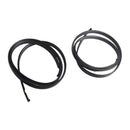 2PCS Roof Drip Molding Trim Left & Right Side Rubber For Toyota SEQUOIA
