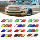 All Year Models Toyota Tacoma TRD Tundra RAV4 Tri-Color Grille Badge Emblem Car Accessories