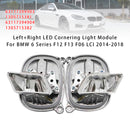 Left+Right LED Cornering Light Module For BMW 6 Series F12 F13 F06 LCI 2014-2018