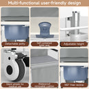 Patient Chair Hydraulic Transferred Lift Wheelchair Reclining transfer bed With potty