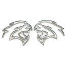 2x Hellcat Fender Side Emblem Badge Decal for SRT Hellcat Black