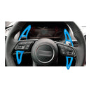 Steering Wheel Paddle Shifter Extension For Audi RS5 RS3 R8 TT RS Aluminium Blue