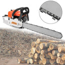 52cc Chain Saw 20inches Bar Powered Engine 2 Cycle Gasoline Chainsaw Orange