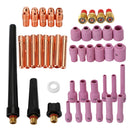 46Pcs Tig Gas Lens Collet Body Assorted Size Fit Tig Welding Torch Wp9 20 25