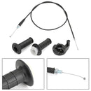 Throttle Cable Handle Bar Set For 100cc 125cc 150cc 200cc Dirt Pit Bike