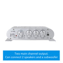 2.1 Channels 400W Hi-Fi Auto Stereo 12V Car Audio Amplifier MP3 Radio Booster 5PCS